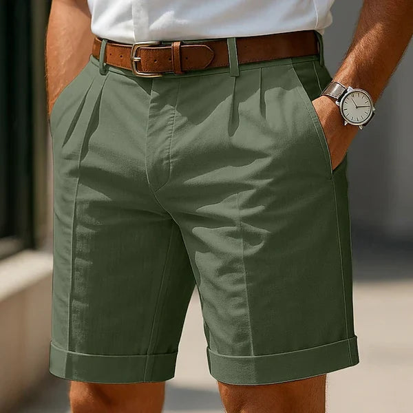 LUX | BERMUDAS PLISADAS ELEGANTES PARA HOMBRE