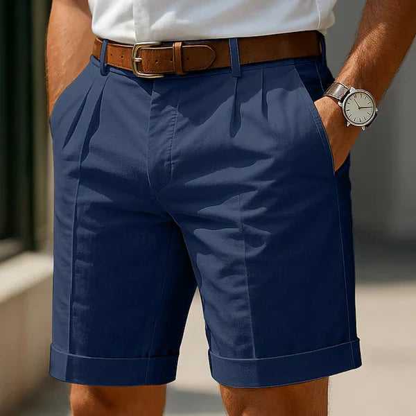 LUX | BERMUDAS PLISADAS ELEGANTES PARA HOMBRE