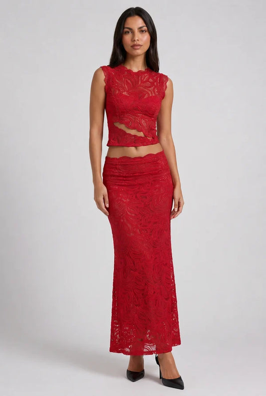 MARISOL | CONJUNTO DE VESTIDO CON ESTAMPADO PARA MUJER